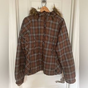 Betty Rides Plaid Snow Jacket